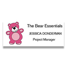70mm X 30mm Colour Name Badge